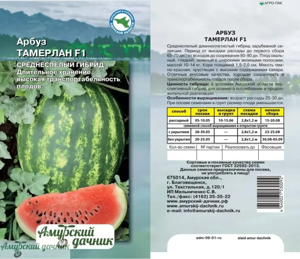 Арбуз Тамерлан