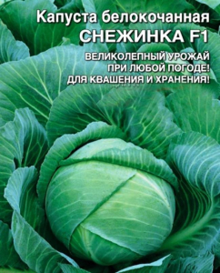 Капуста Снежинка