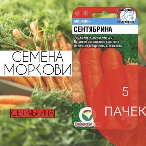 Морковь Сентябрина