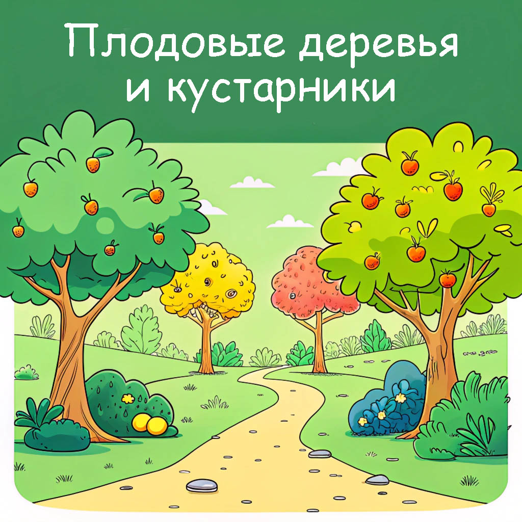 Плодовые деревья и кустарники