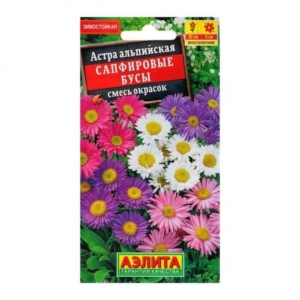 Астра альпийская Сапфировые бусы (смесь окрасок)