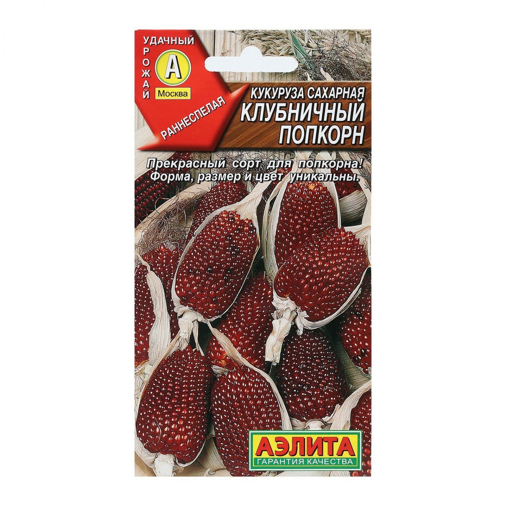 Кукуруза Клубничный попкорн 4