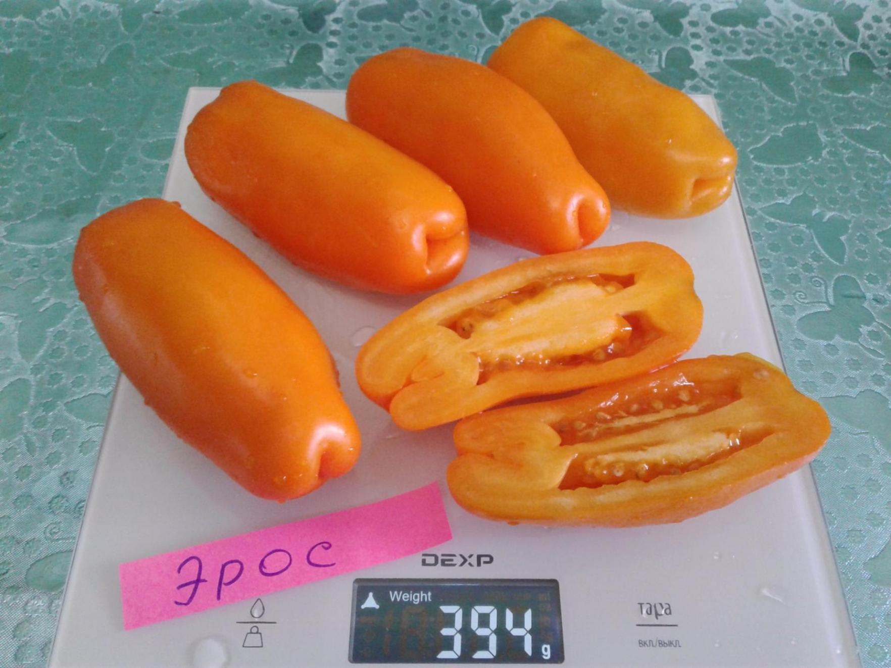 Томат Эрос оранжевый 7