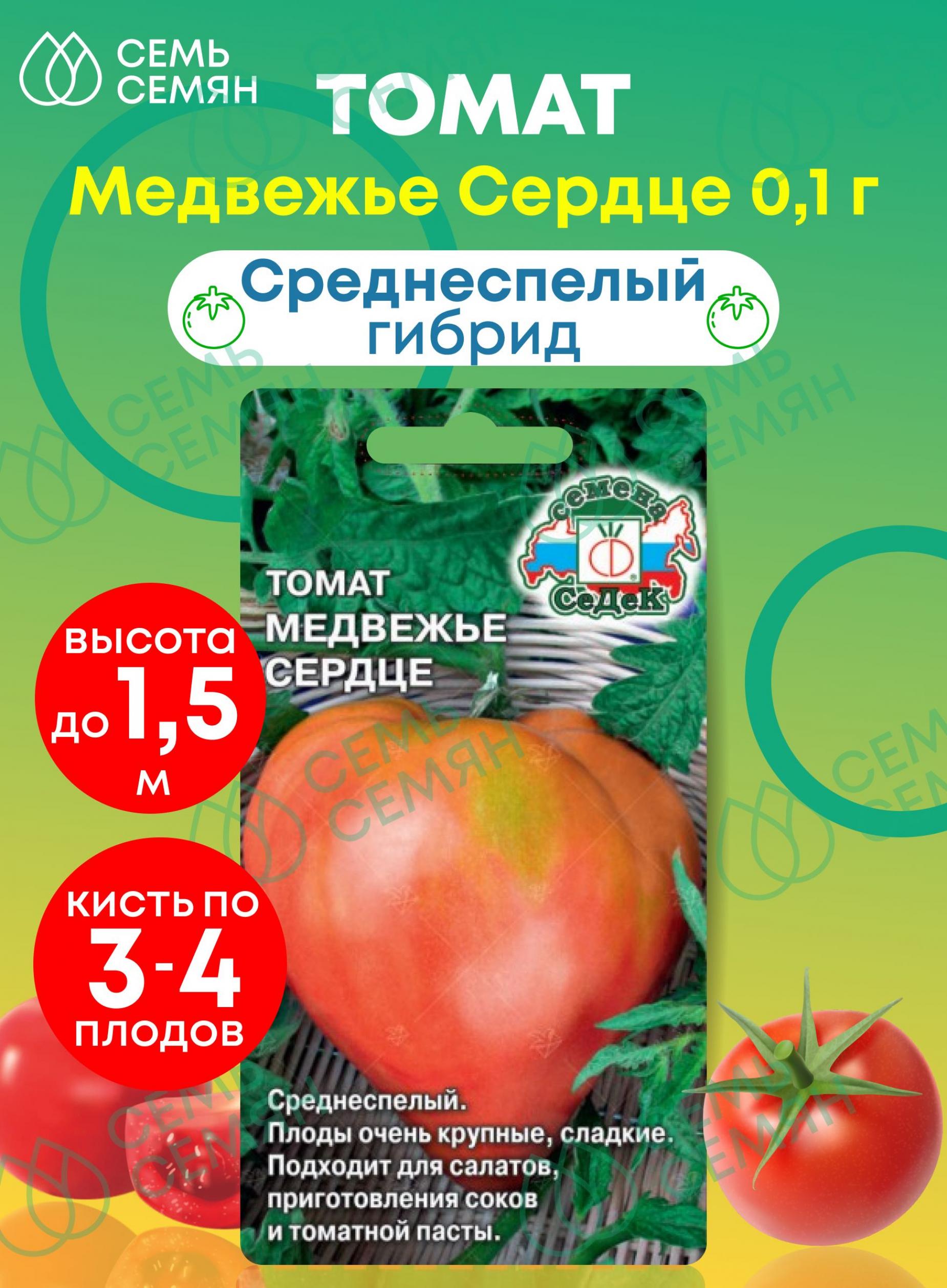 Томат Медвежье сердце