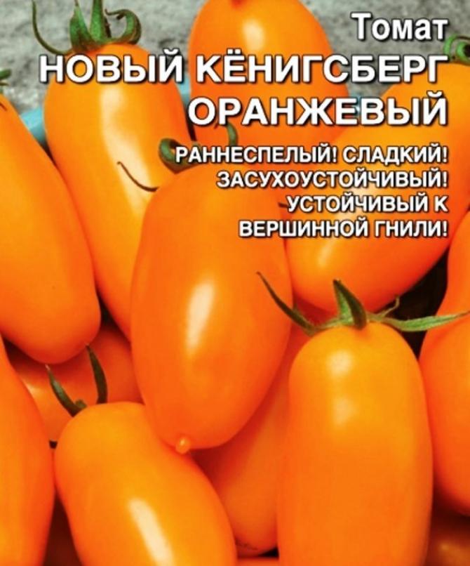 Томат Новый Кенигсберг оранжевый
