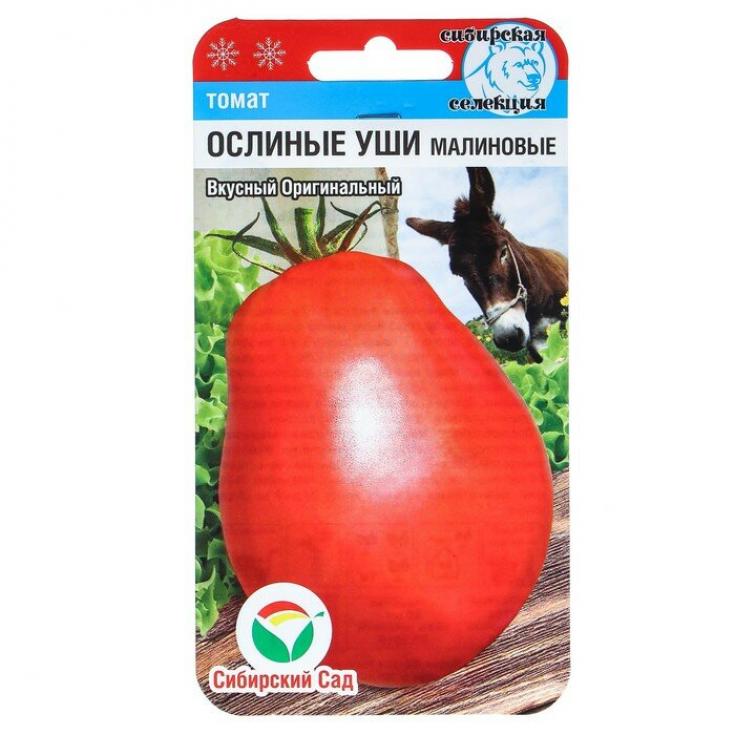 Томат Ослиные уши малиновые