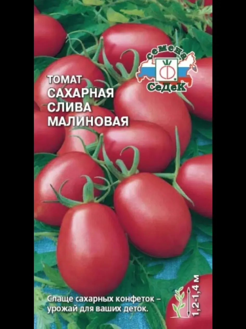 Томат Сахарная слива малиновая 3
