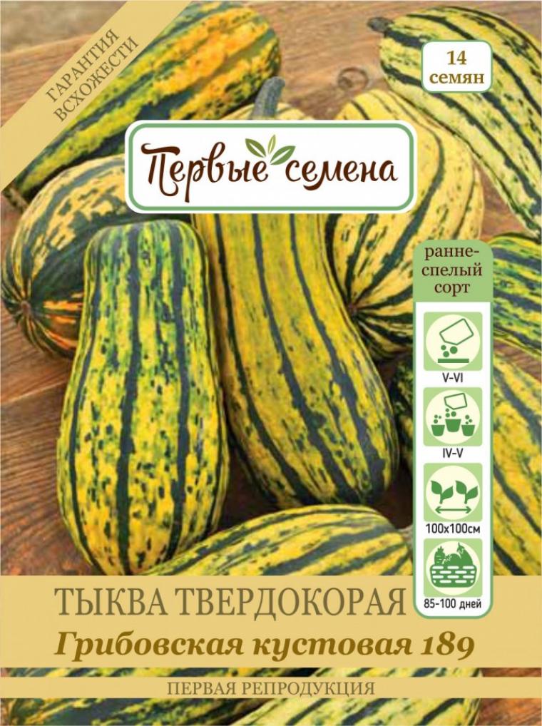 Тыква Грибовская кустовая 189 3