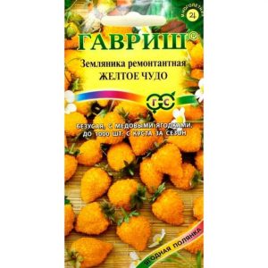 Земляника Желтое чудо